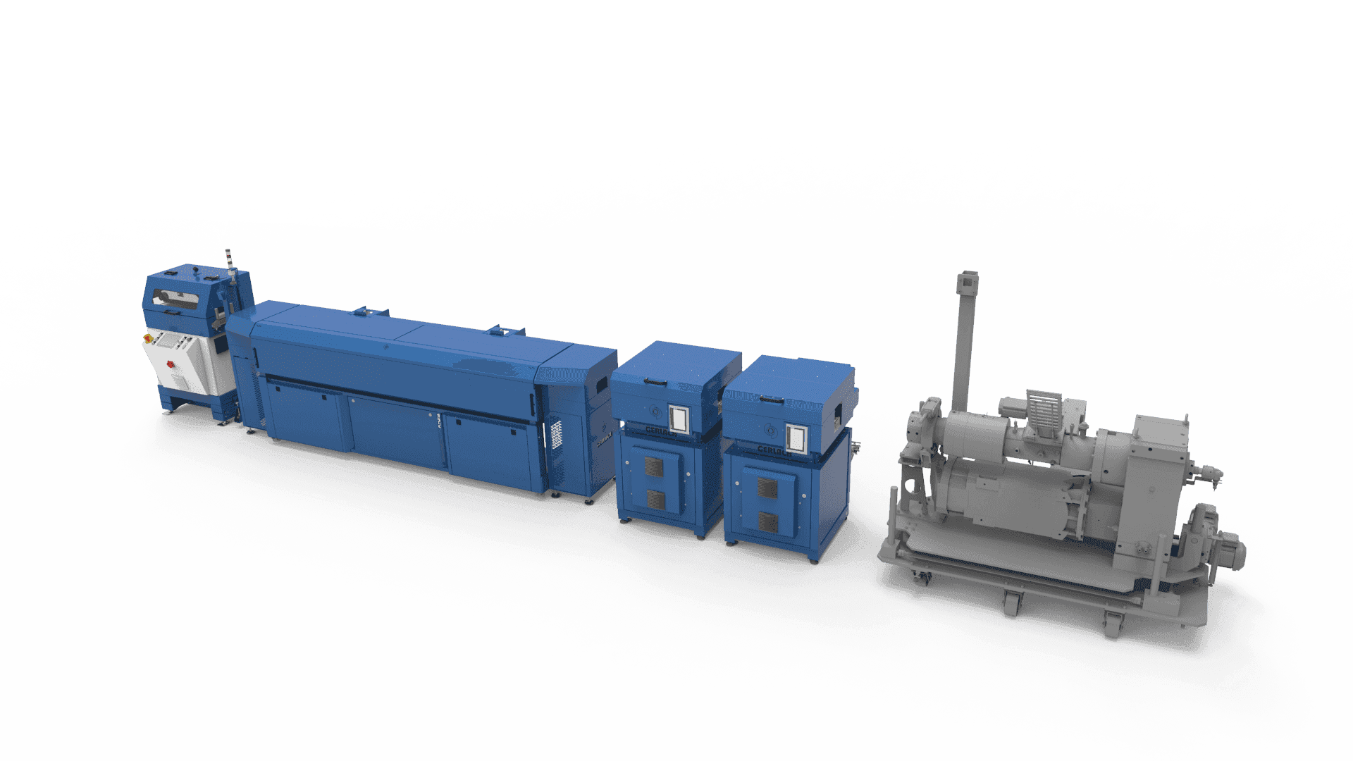 Extrusions- und Vulkanisationslinie von Gerlach Maschinenbau